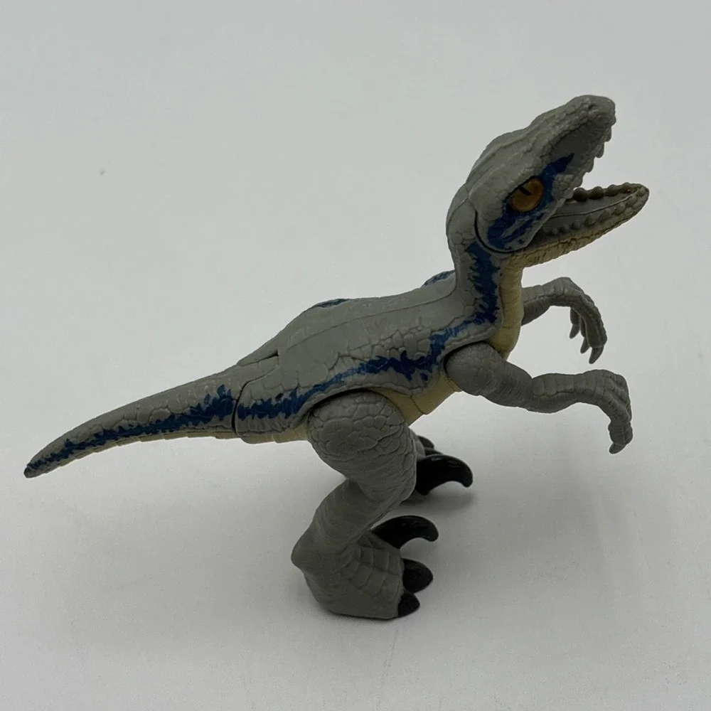 Jurassic Park Velociraptor Blue Moveable Mouth Limbs Figure 5
